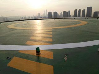 直升机停机坪展示图